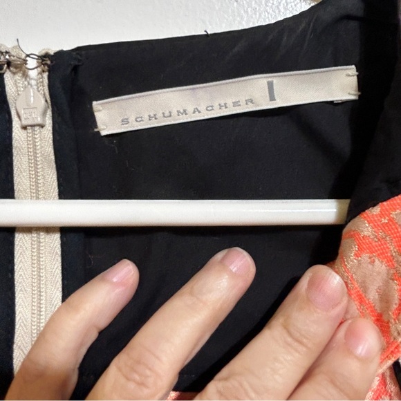 Dorothee Schumacher dress size 2 Sleeveless Orange And Ivory - Picture 9 of 9